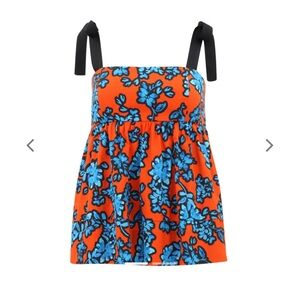 Hunter Bell Pruett top floral preppy summer tank